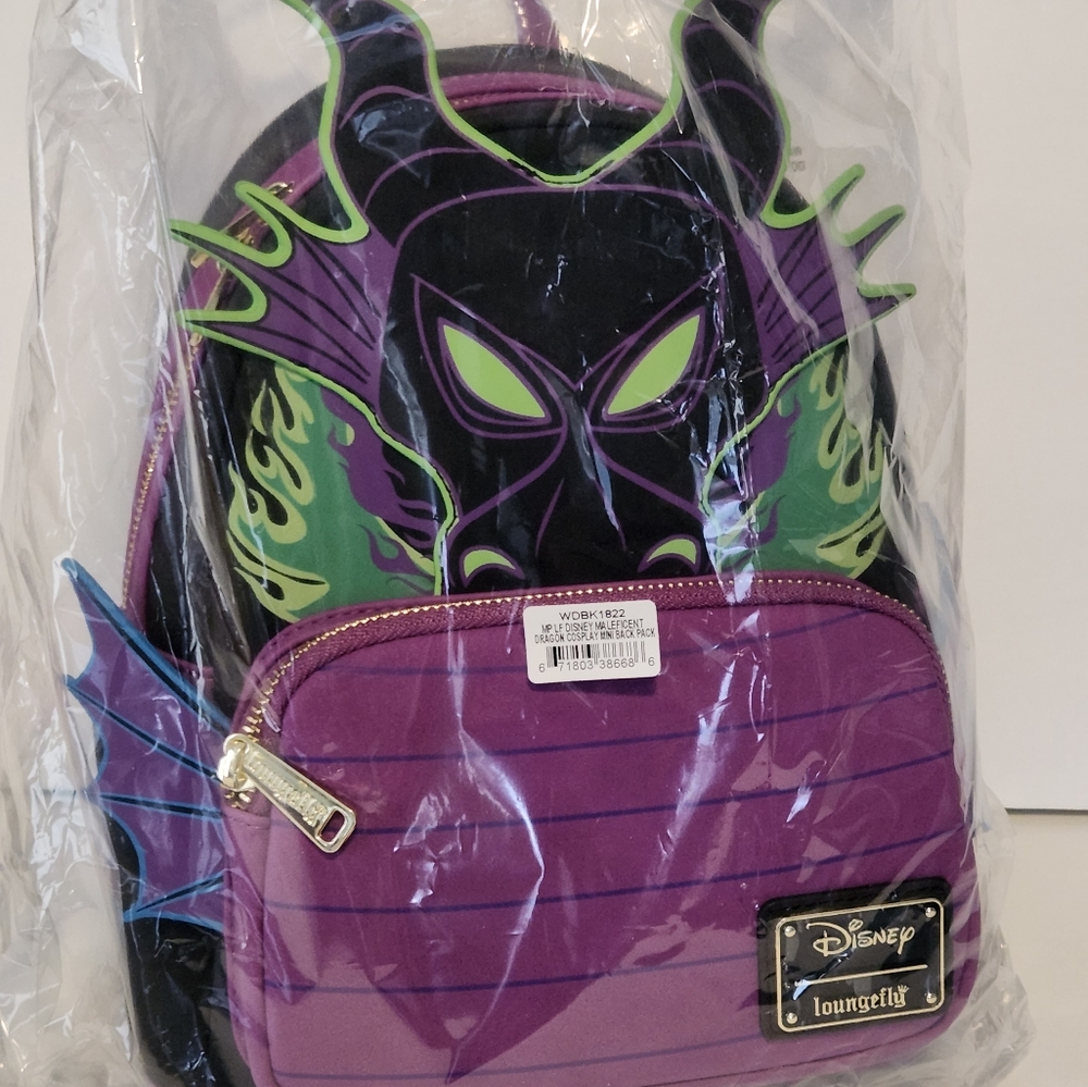 GITD Maleficent Dragon Loungefly Mini Backpack - Modern Pinup Exclusive